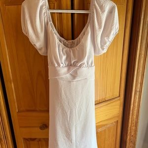 ALTAR'D STATE Back Bow White Sundress